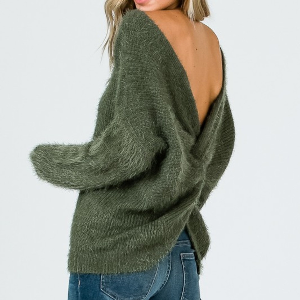 Brushed Knot Sweater - Picture 2 of 4